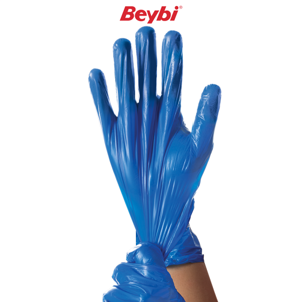 Beybi TPEX Extra Eldiven Mavi - 100'lük Kutu