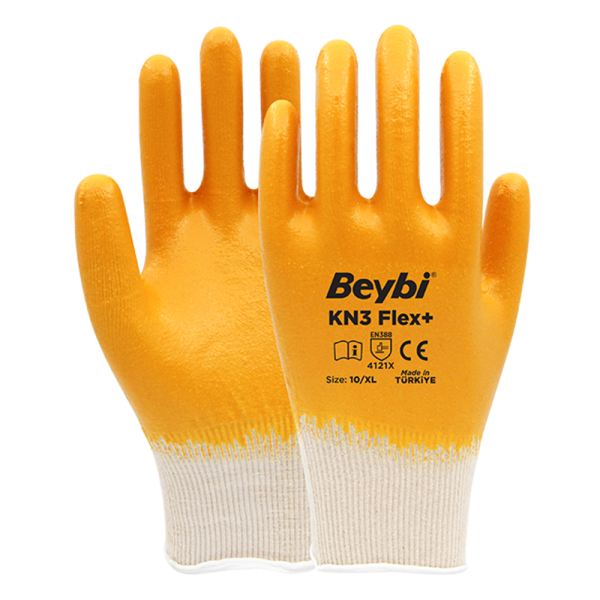Beybi KN3 Flex + Pamuk Likralı Örme Eldiven